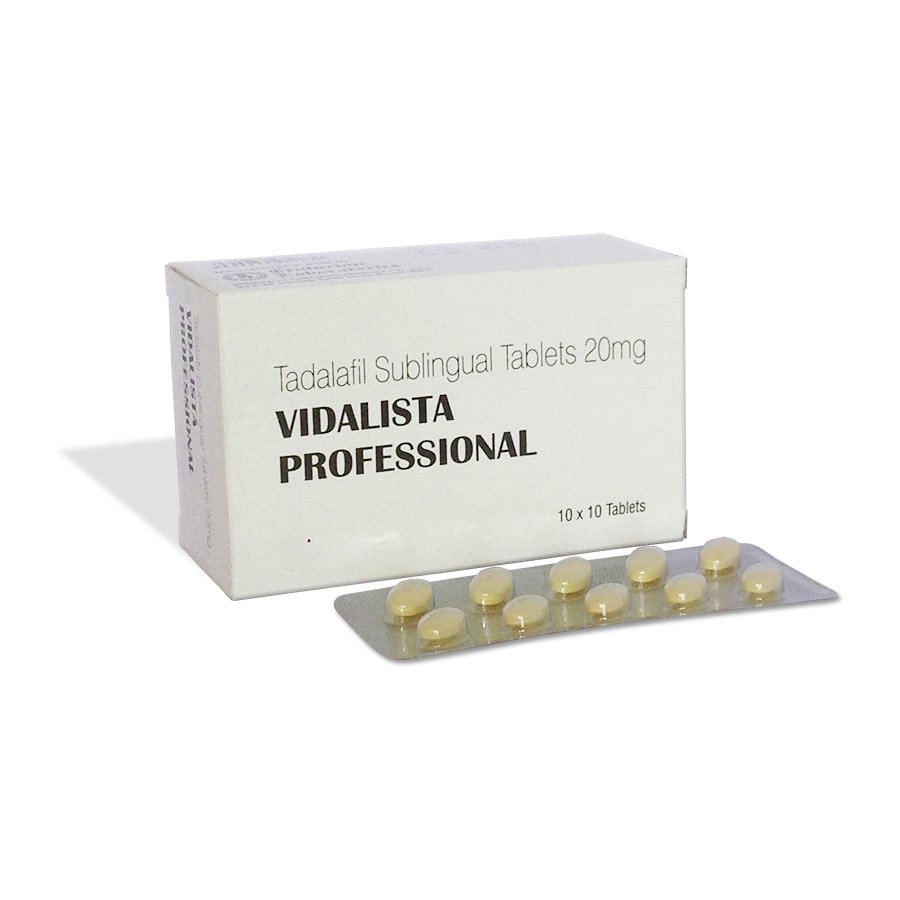 Buy Vidalista Professional 20 mg Online at 18% OFF