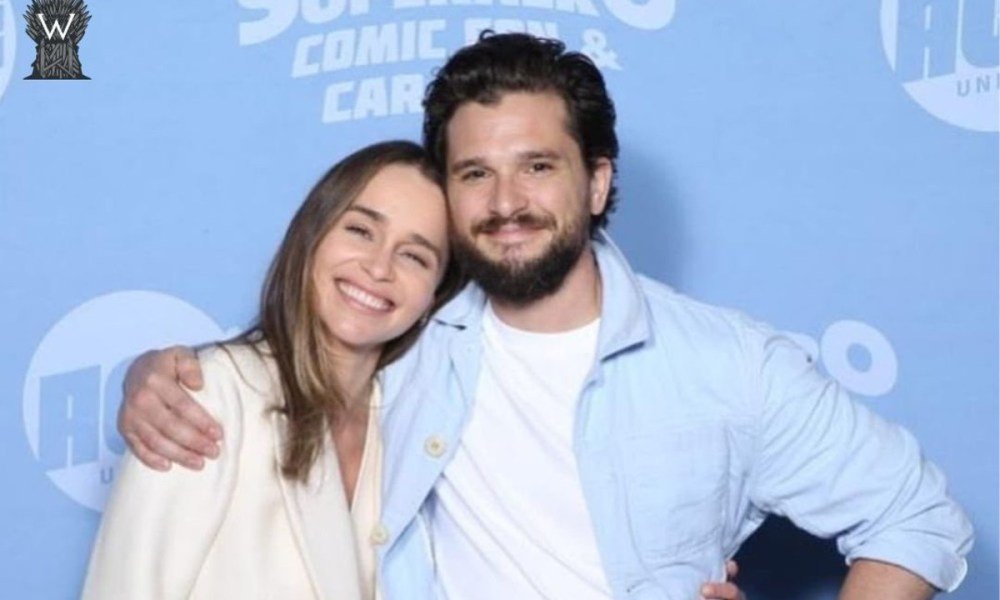 Game of Thrones alums Emilia Clarke and Kit Harington reunite at The Superhero Comic Con & Car Show - Wiki of Thrones